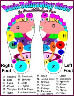 Reflexology feet